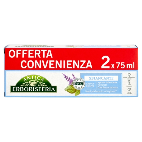 Antica Erboristeria Sbiancante 2 x 75 ml